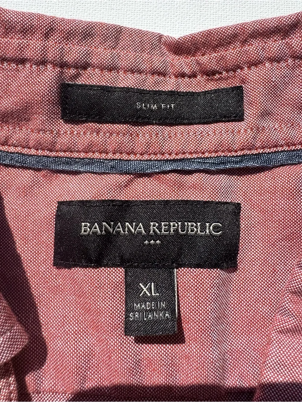 Banana Republic Men's Dusty Rose Button-Down Shirt Slim Fit
